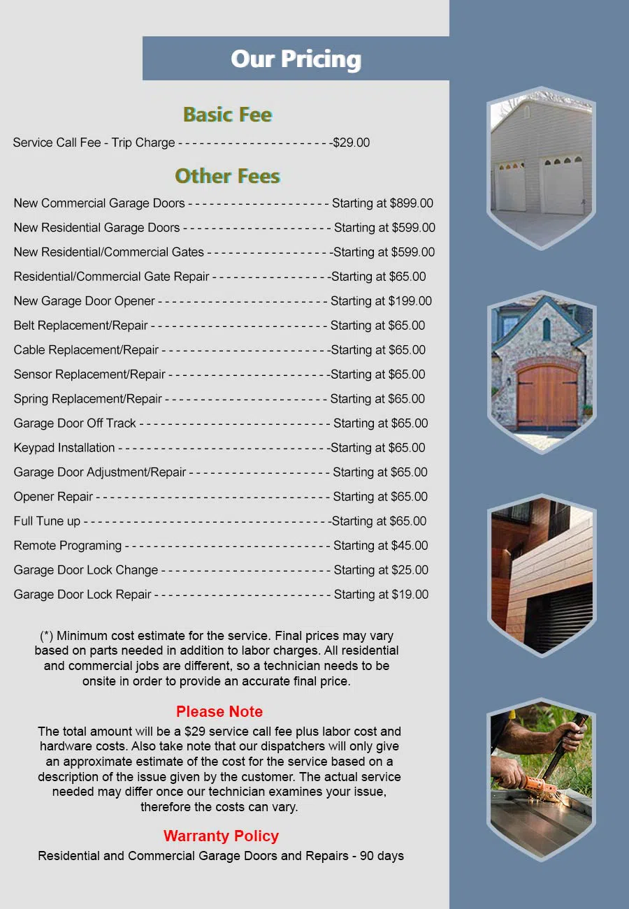 HighTech Garage Door Galena Park, TX 713-470-6700